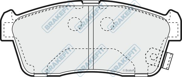 APEC BRAKING stabdžių trinkelių rinkinys, diskinis stabdys PD3148